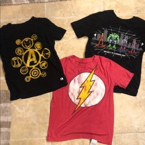 Boys Gap Superhero shirts small 6-7